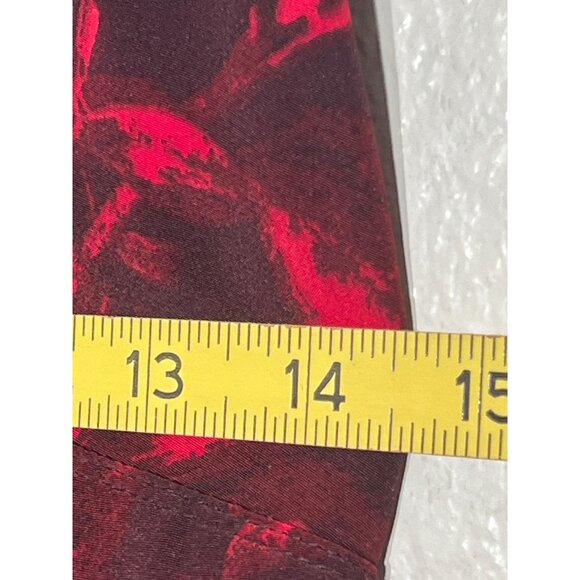 Simply Vera Vera Wang 4 Red & Black Baby Doll  Floral Elegant Tiered Empire - Picture 11 of 13